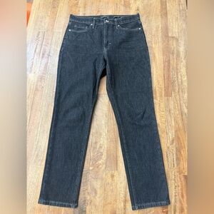 Banana Republic High Rise Straight Black Jeans 29